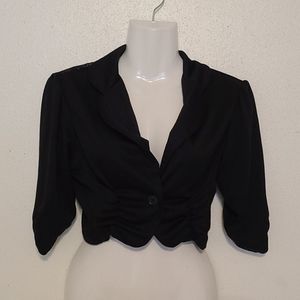 Ladies bolero with lace back